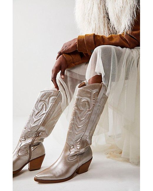 Matisse Natural Vegan Acres Tall Western Boots