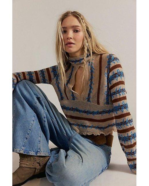 Bali Blue Brooke Softspun Sweater