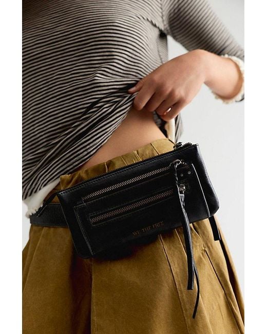 Free People Gray We The Free Emerson Pocket Belt
