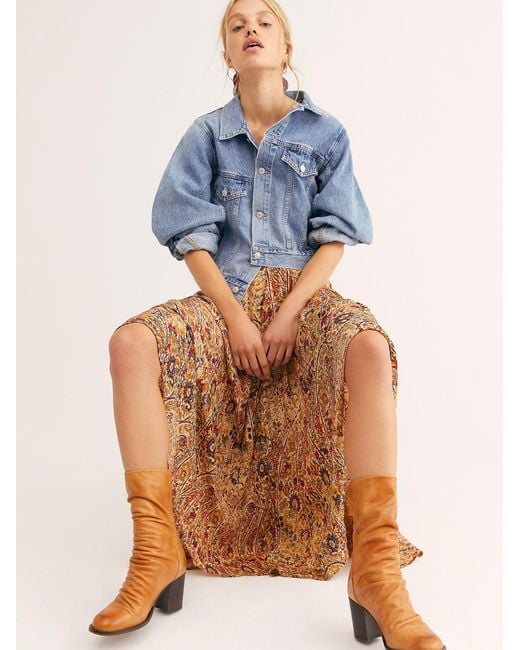 elle block heel boot bone