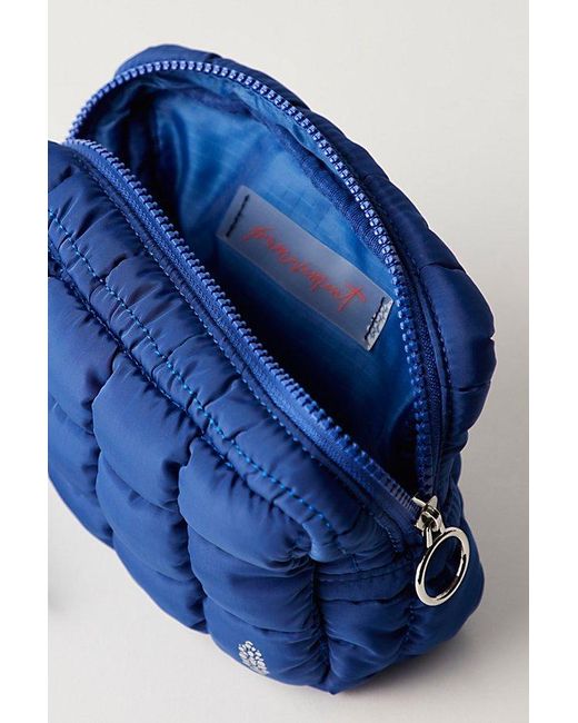 Fp Movement Blue Quilted Mini Case