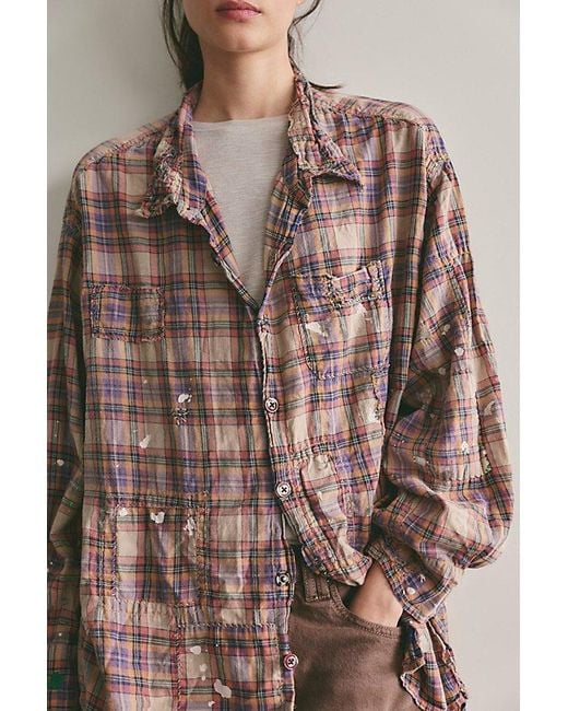 Free People Multicolor Tinsley Long Sleeve Top