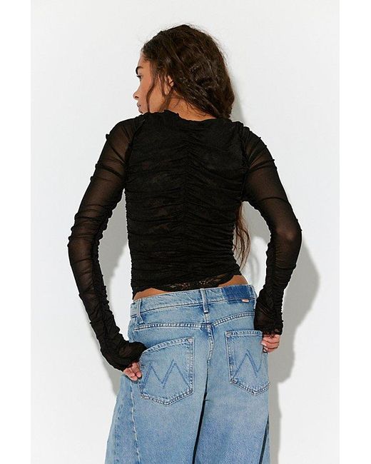 Intimately By Free People Black Worn To Be Wild Bodysuit By