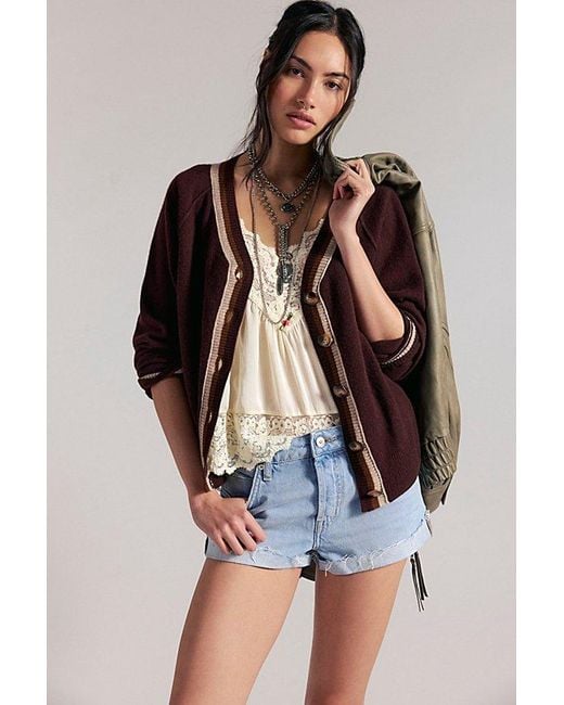 Free People Multicolor We The Free Cali Cuffed Shorties