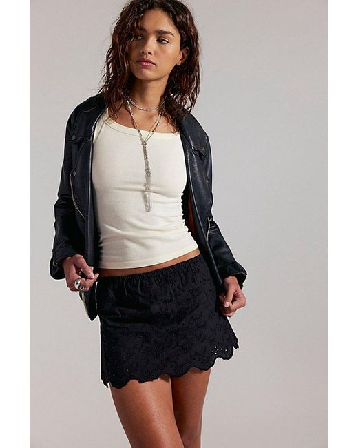 Free People Brown Eyes On You Skort