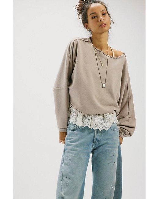 Free People Natural To The East Pullover