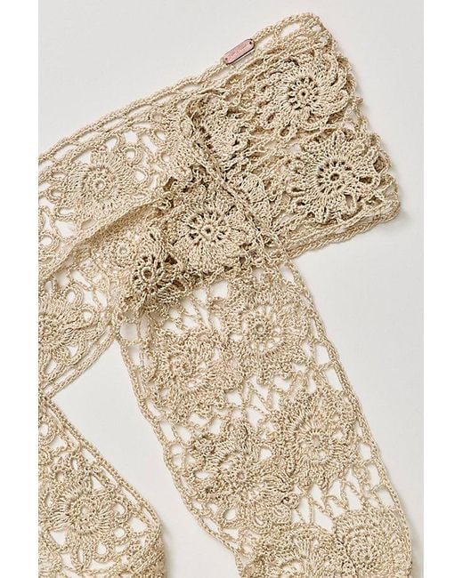 Free People Black Ines Hair Scarf