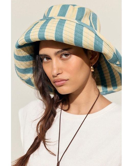 Free People Green Oversized Washed Bucket Hat
