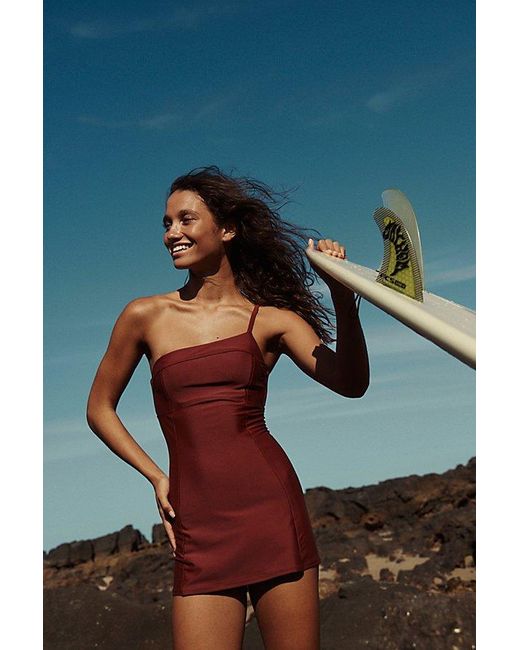 Seea Brown Bolinas Surf One-piece At Free People In Walnut, Size: Small
