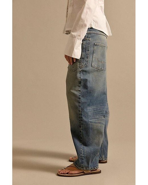 Free People Natural Minimalist Moxie Barrel Jeans