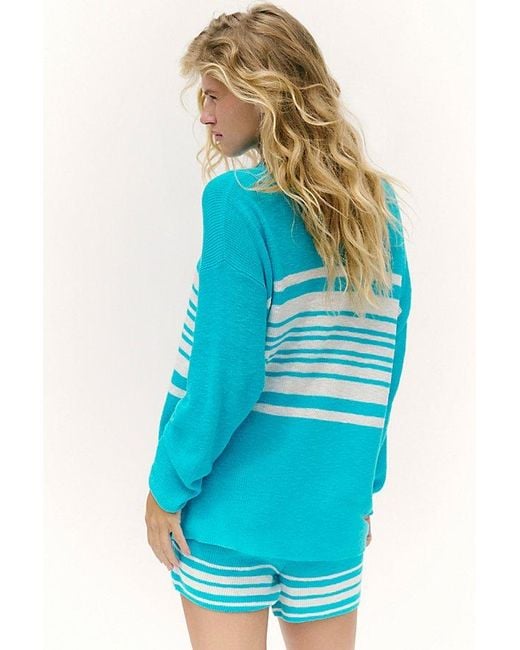 free-est Blue Malibu Surf Sweater Co-Ord By