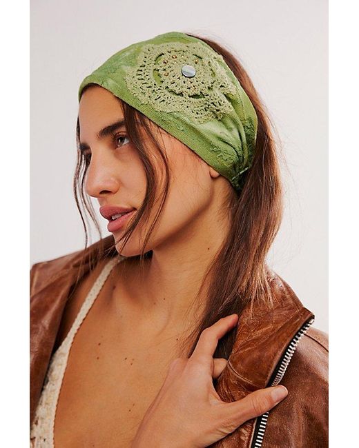 Free People Green Raina Soft Headband