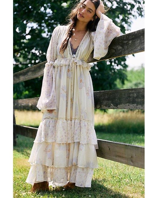 Free People Natural Calypso Maxi Dress