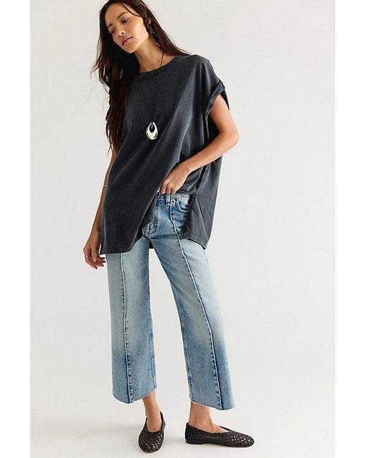 Free People Black We The Free Atlas Muscle Tunic