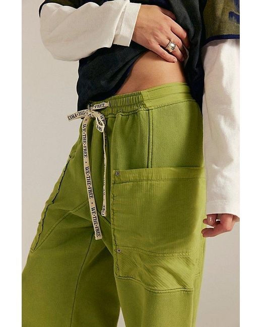 Free People Multicolor Jet Set Knit Pull-On Trousers