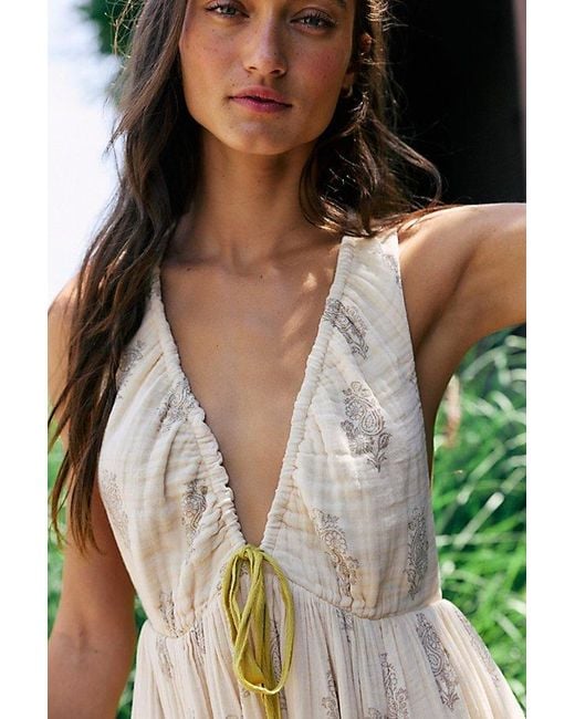 Free People Natural Driftwood Maxi Dress