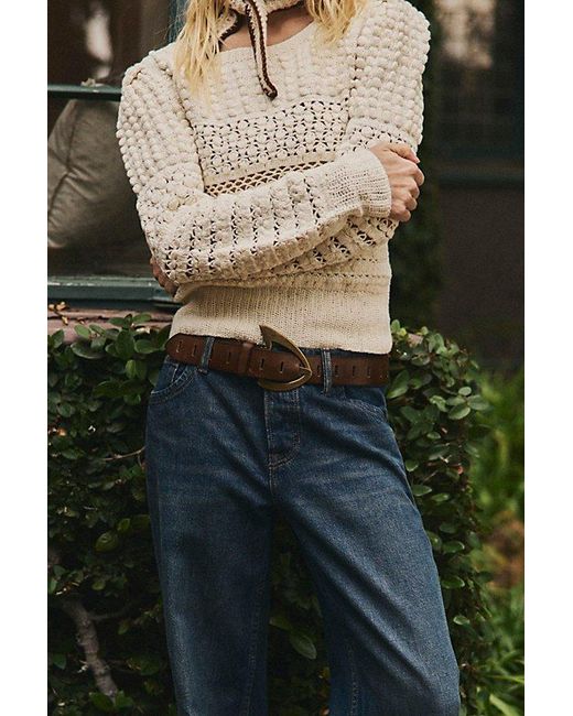 Free People Brown Noa Belt