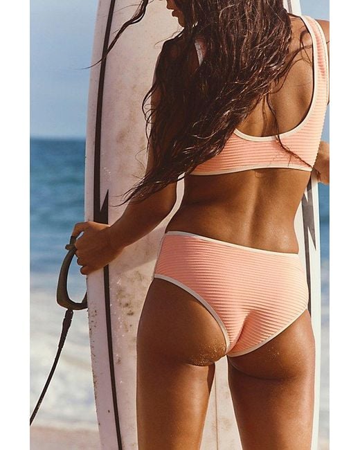Poolside Paradiso Blue Boyshort Surf Bottoms