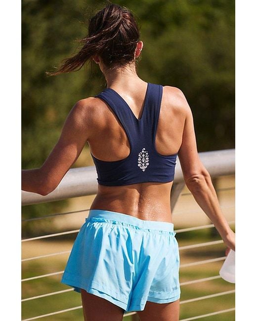 Fp Movement Blue Strong Start Run Shorts