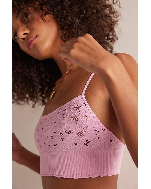 Intimately By Free People Brown Amara Seamless Longline Bralette By
