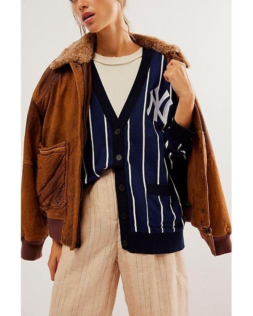 The Wild Collective Blue Yankees Cardigan