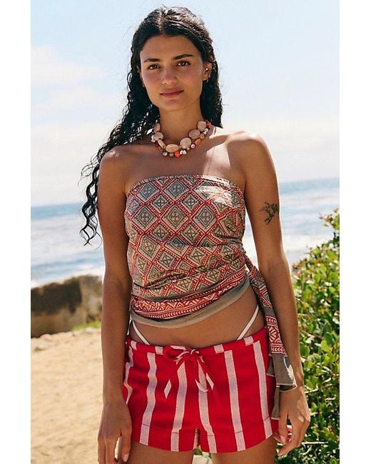 free-est Red Hot Hot Hot Micro Shorts By