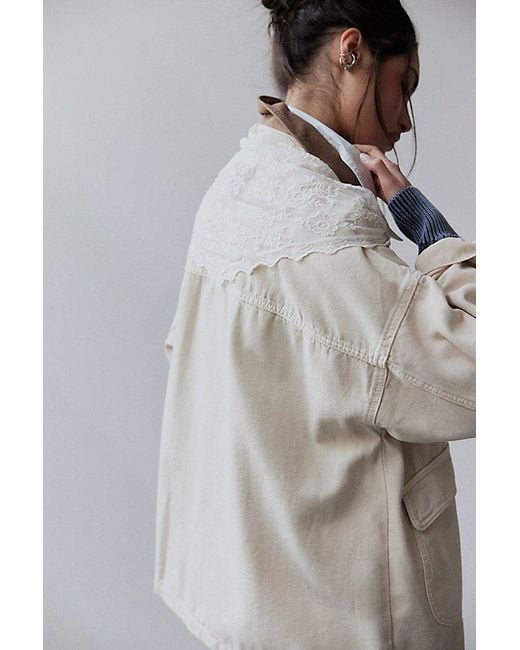 Free People Multicolor Lemon Denim Jacket