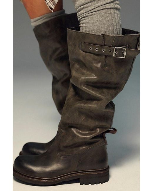 Free People Green Rapids Riding Boots Shoe
