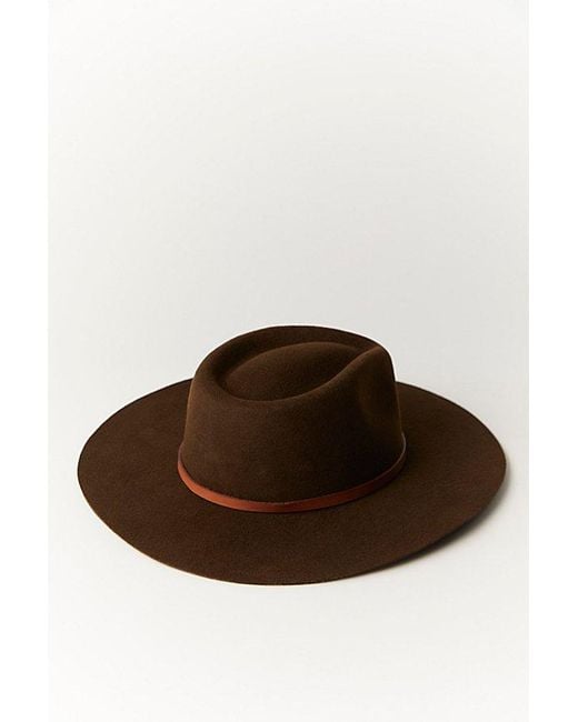Made By Minga Brown La Vida Wool Rancher Hat