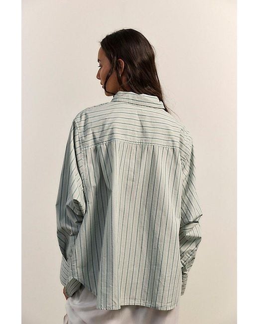 Free People Multicolor Sabine Striped Articulated Shirt