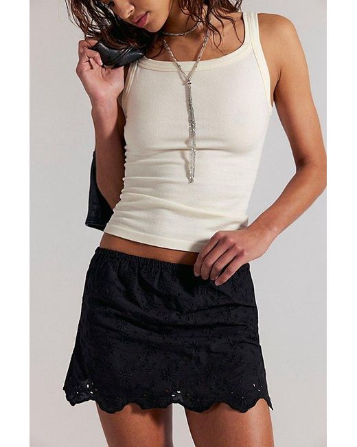Free People Brown Eyes On You Skort