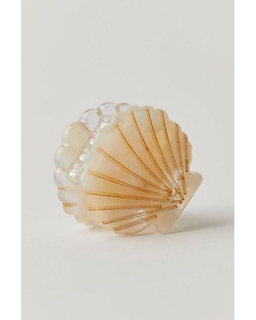 Free People Natural Happy As A Clam Mini Claw Clip