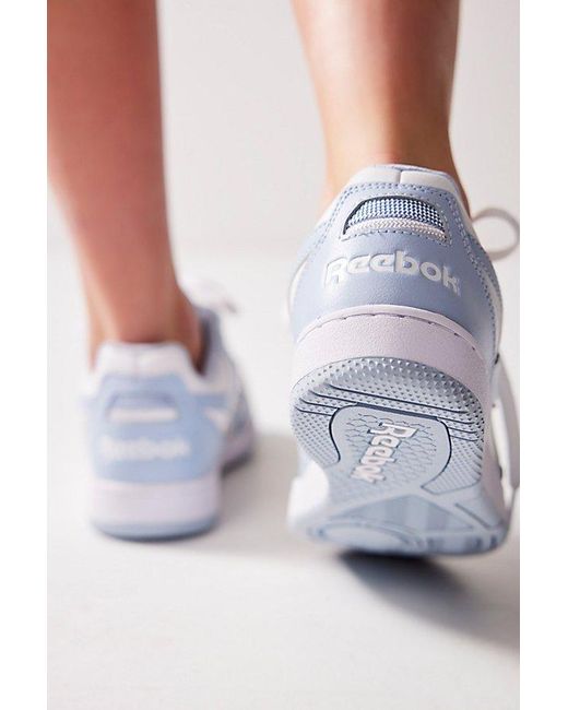Reebok Bb 4000 Ii Low Sneakers At Free People In Pale Blue/white, Size: Us 7.5
