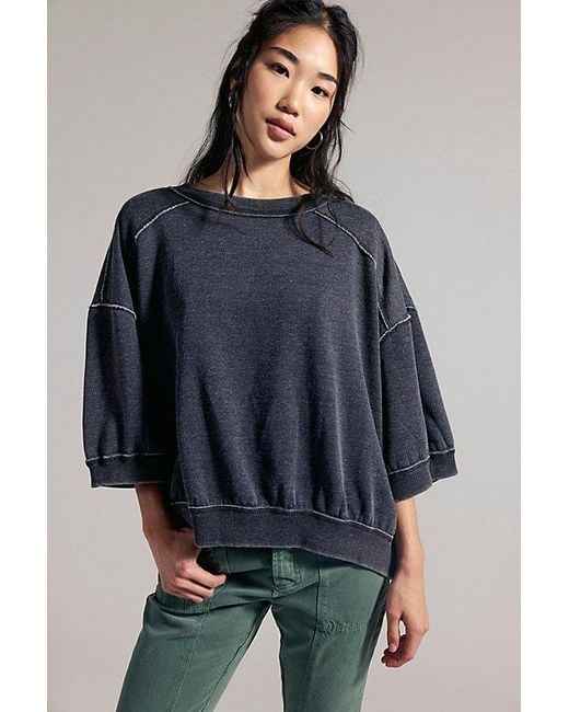 Free People Blue We The Free Everything Pullover