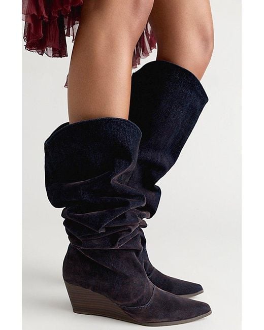 Seychelles Black Westlake Over-The-Knee Slouch Boots Shoe By
