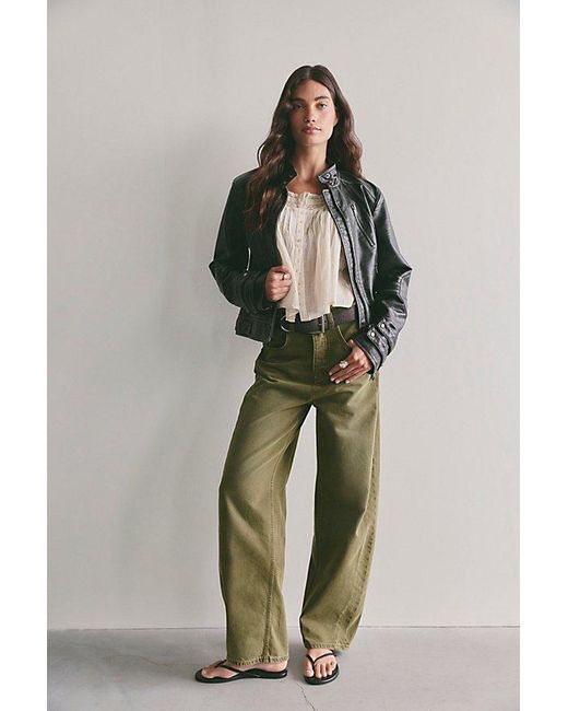 Free People Multicolor Truro Baggy Puddle Jeans
