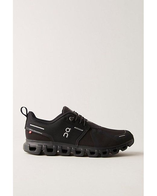 On Shoes Black Cloud 6 Waterproof Sneakers
