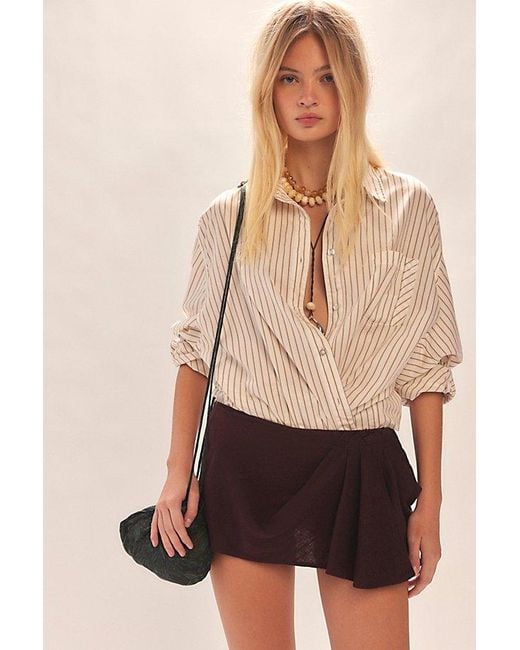 free-est Black Santana Sarong Skort