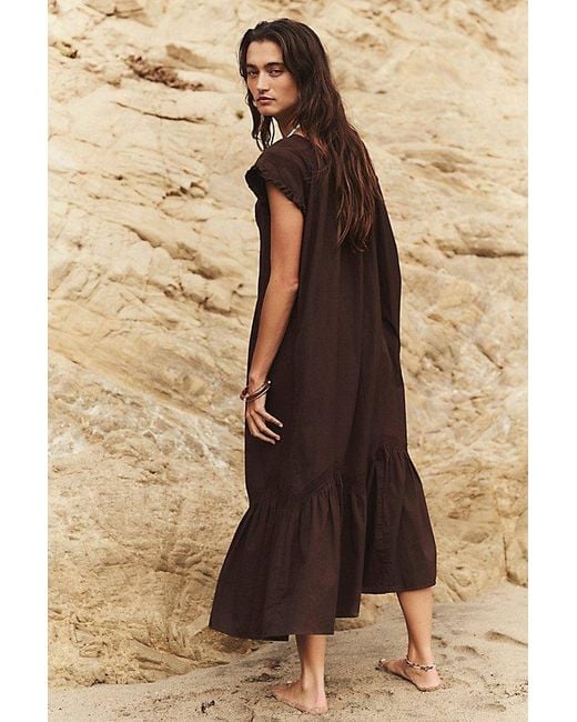 free-est Natural Aster Midi Dress By