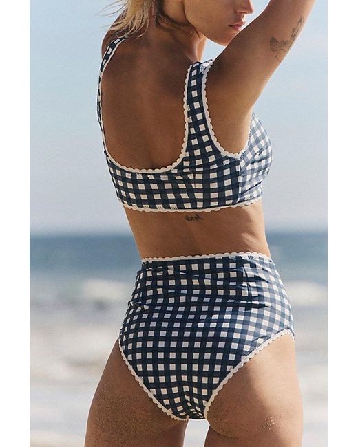 Hammies Black High-Waisted Surf Bottoms