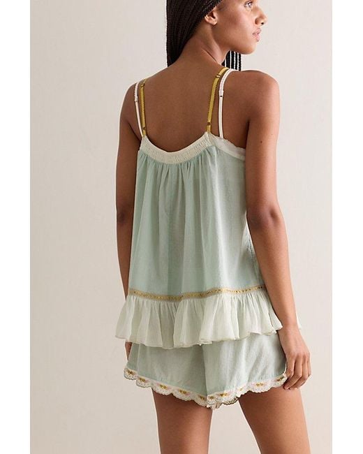 Intimately By Free People Green Sweet Dusk Sleep Set By