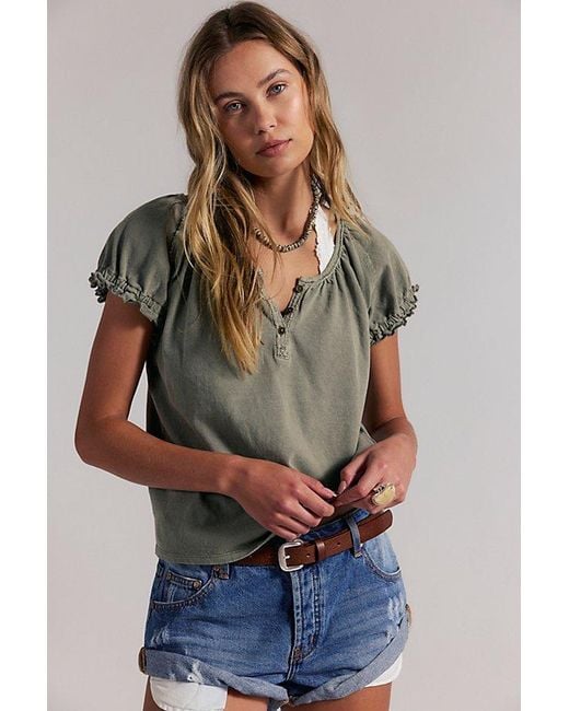 Free People Multicolor Issa Tee