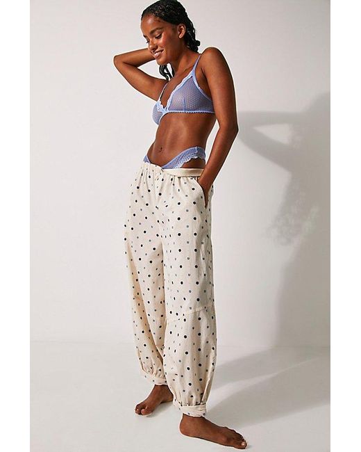 Intimately By Free People Natural Sunday Morning Lounge Trousers