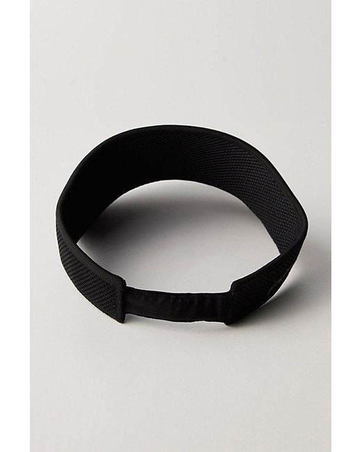 Fp Movement Black Back Nine Wide-Brim Visor