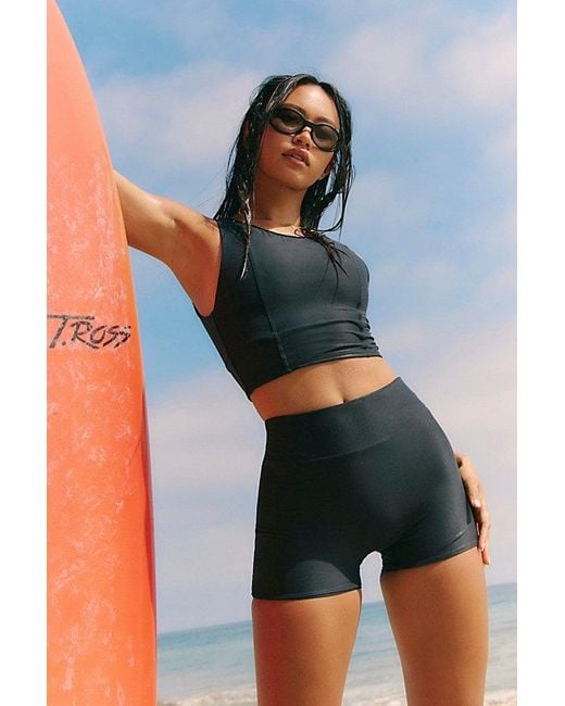 Strait The Label Blue Mo'Orea Surf Top