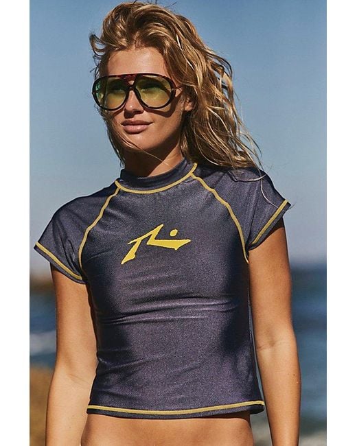 FP x Rusty Gray Vacay Short Sleeve Rash Guard