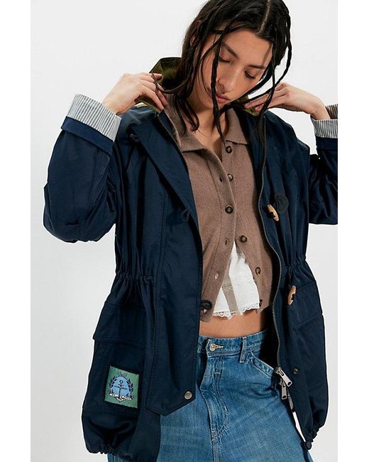 Free People Blue Captains Jacket