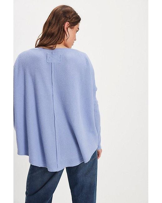 Free People Latte Blues Solid Thermal