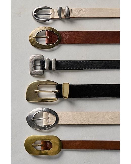 Free People Brown Margo Leather Belt