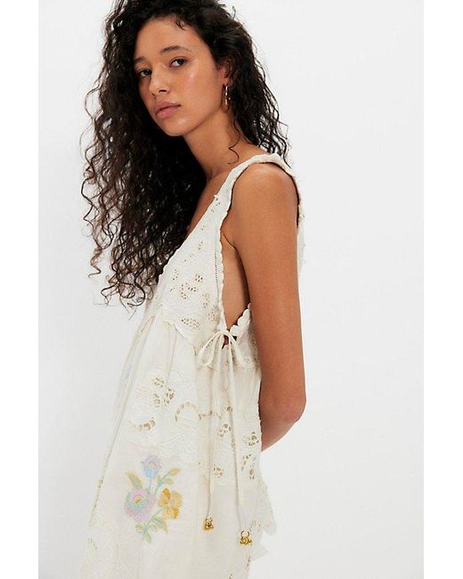 Intimately By Free People Natural Eye Catcher Bloomsie Romper By
